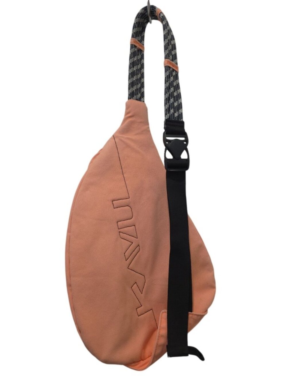 Kavu Peach Rope Sling Bag Shoulder Crossbody Adjustable Strap Lightweight - Picture 2 of 11